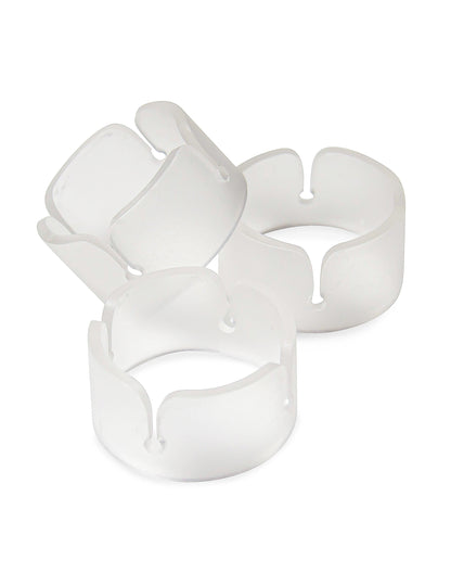 6 Ballon-Verschluss-Clips transparent