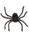 Araignée géante modelable Halloween pour décoration noire poilue