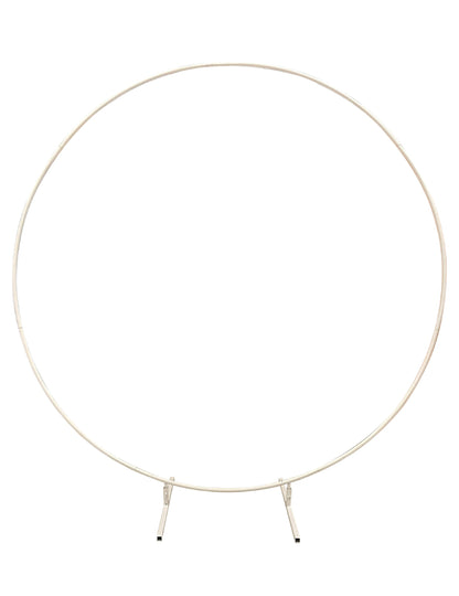 Détail du pied de support de l'arche ronde de fête pour décoration
