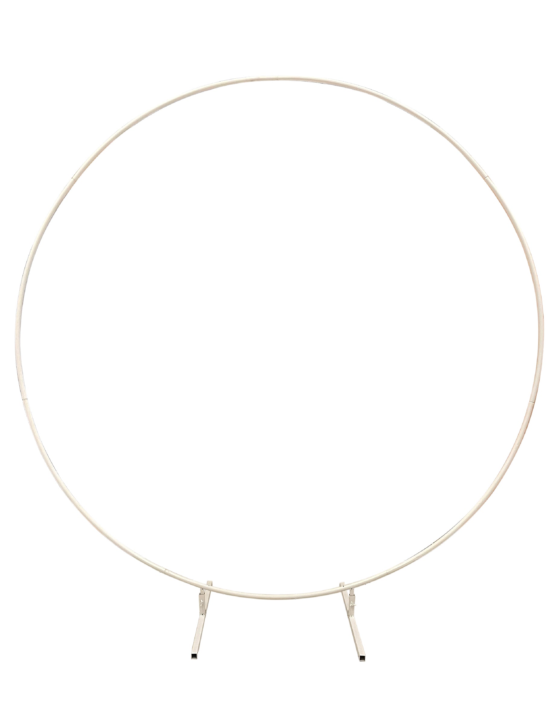 Détail du pied de support de l'arche ronde de fête pour décoration