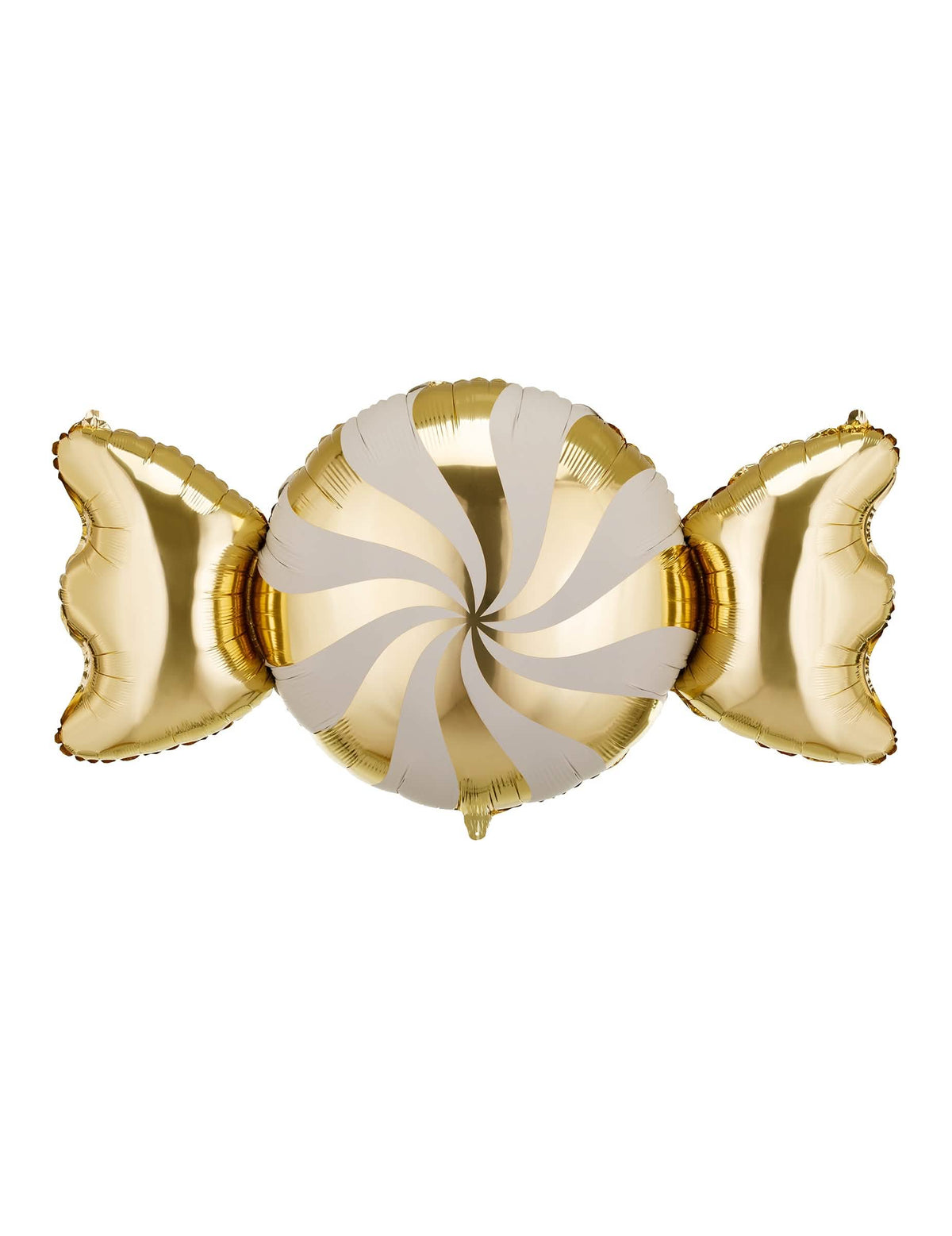 Folienballon Bonbon beige-gold 113 x 54 cm