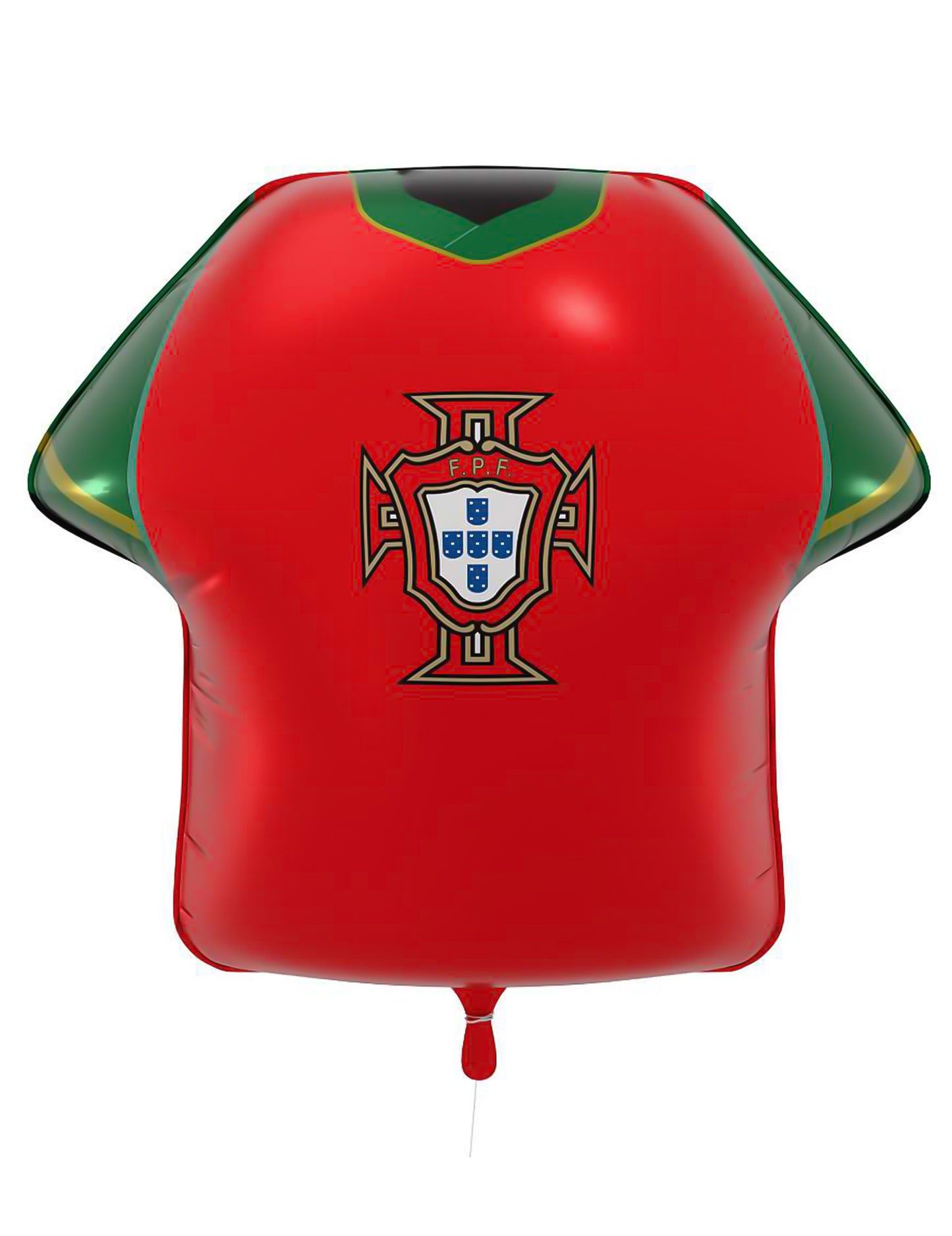 Portugal FuÃŸball Trikot Ballon aus Folie 52x51cm