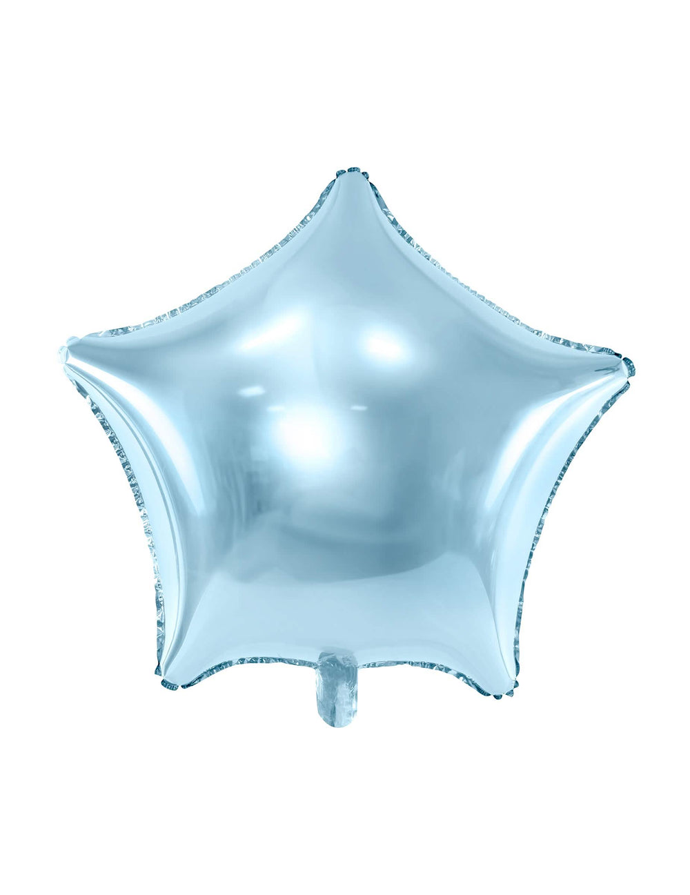 Ballon aluminium étoile pour fête turquoise