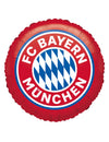 Ballon aluminium FC Bayern Munich pour supporter rouge et bleu