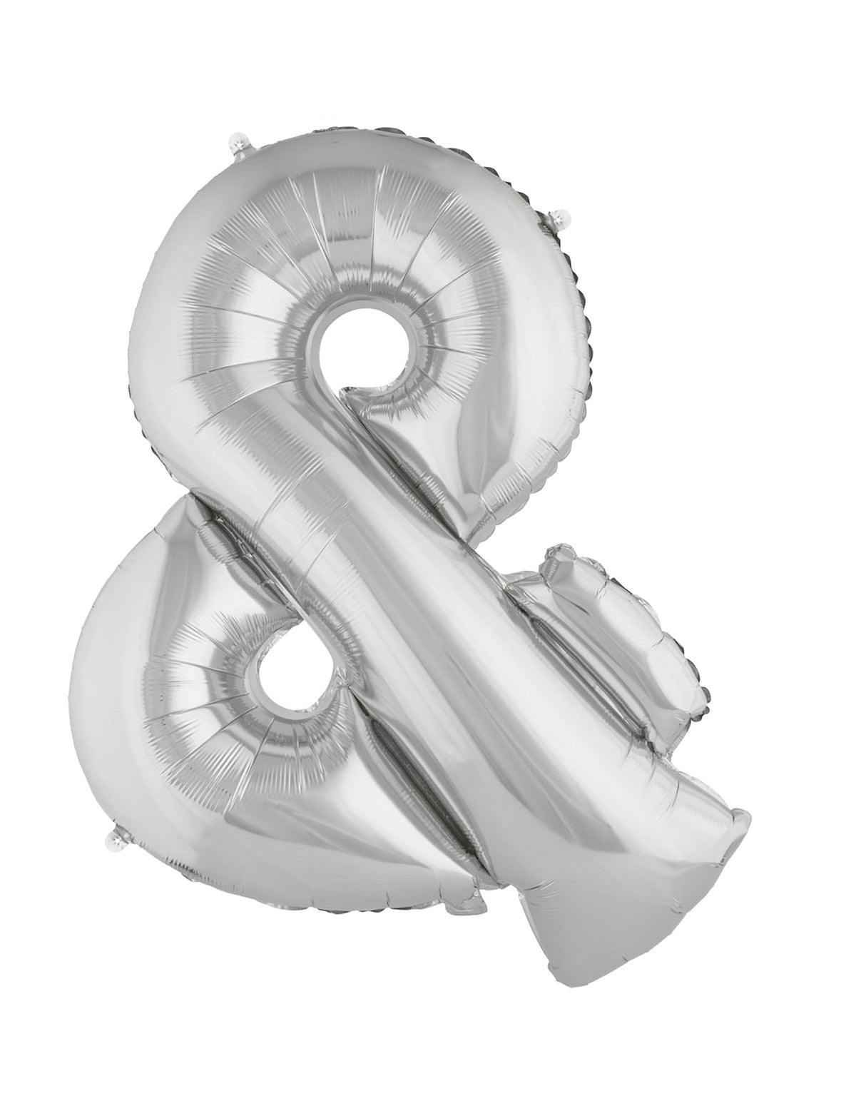 Ballon aluminium symbole & pour décoration argent