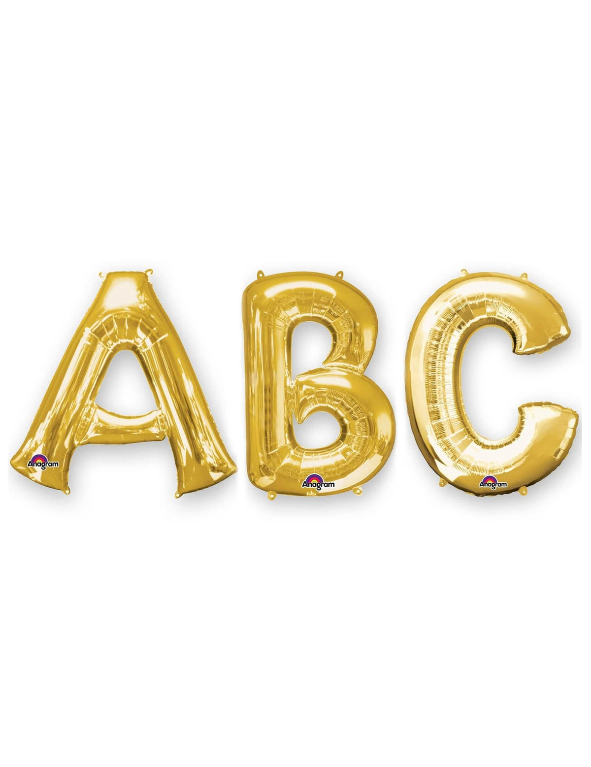 Aluminiumballon goldener Buchstabe