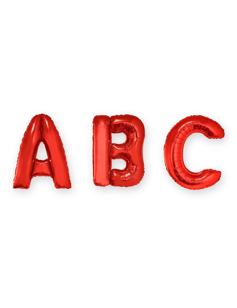 Aluminium-Ballon in Buchstabenform für die Party Rot