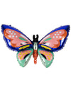 Folienballon Schmetterling mehrfarbig (88 x 54 cm)