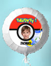 Ballon aluminium personnalisable Poké Ball 50 cm
