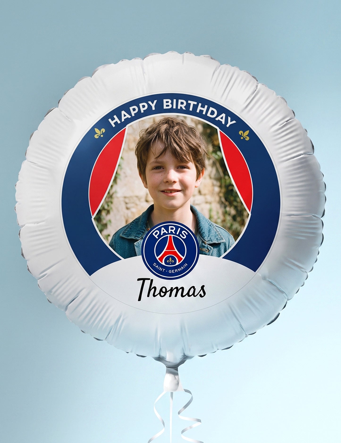 Ballon aluminium personnalisable PSG 50 cm