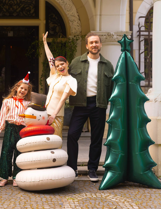 XXL Folienballon Tannenbaum grün 77 x 184 cm