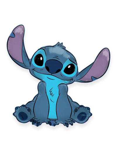 Ballon aluminium Stitch pour enfant bleu