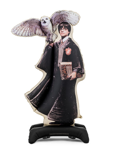 Harry Potter™ Stehballon aus Folie mit Hedwig 90x145 cm