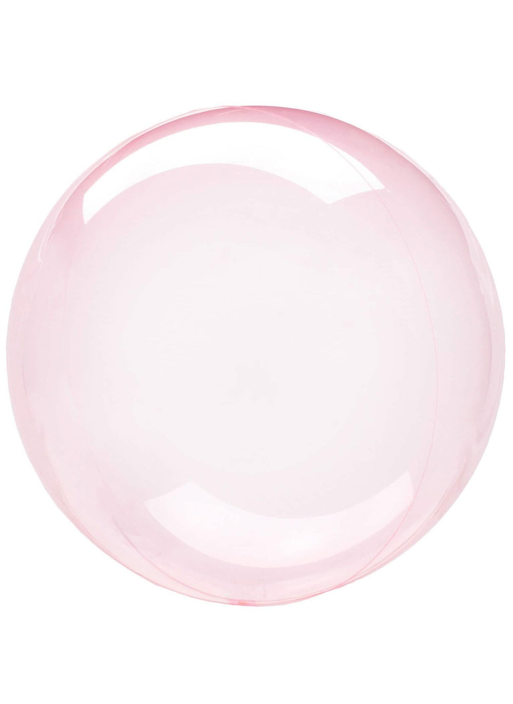 Ballon bulle cristal pour fête rose