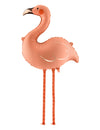 Aluminium-Ballon Flamingo in Korallenrosa - 65 x 67 cm