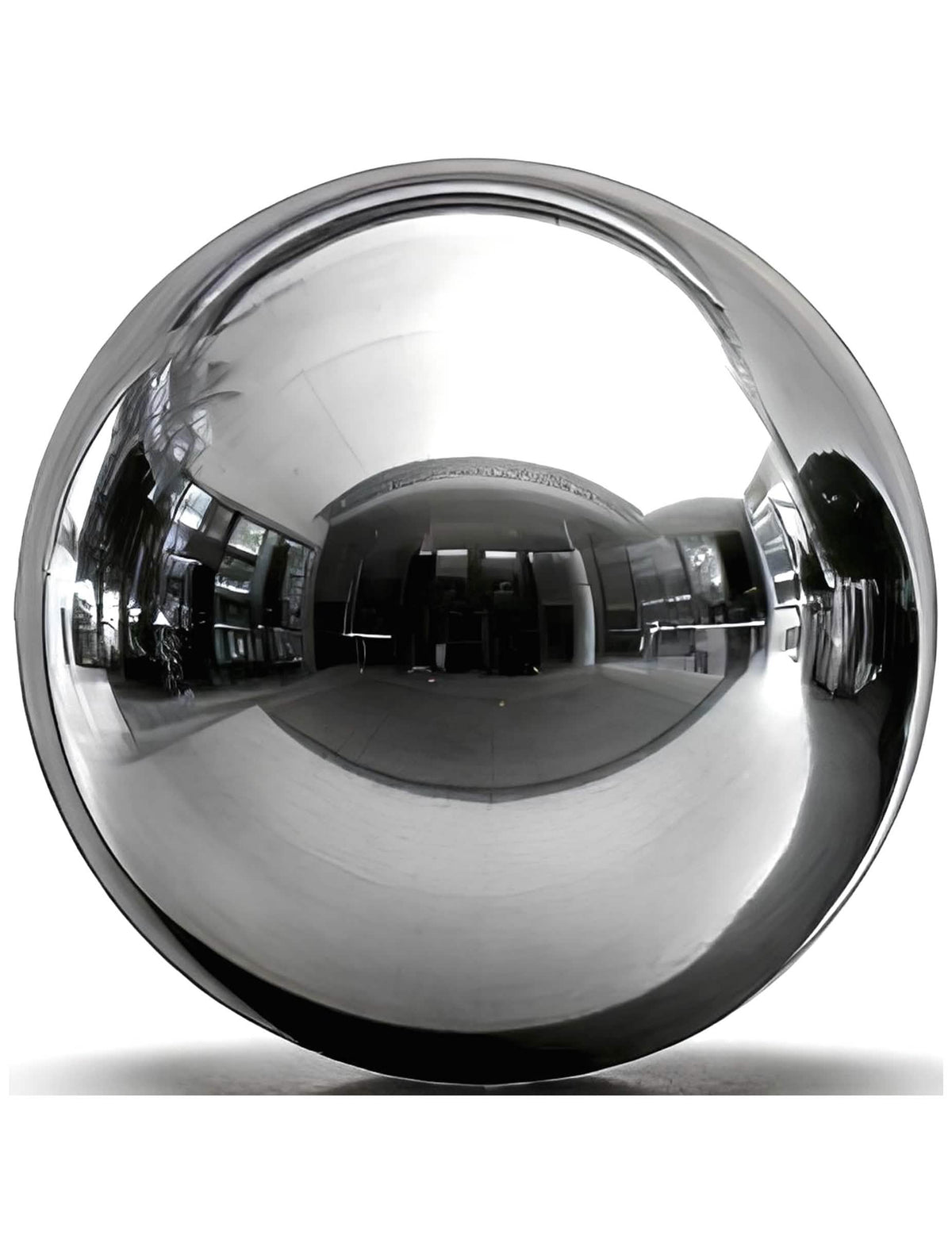 Riesen-Spiegelballon in Silber 200 cm
