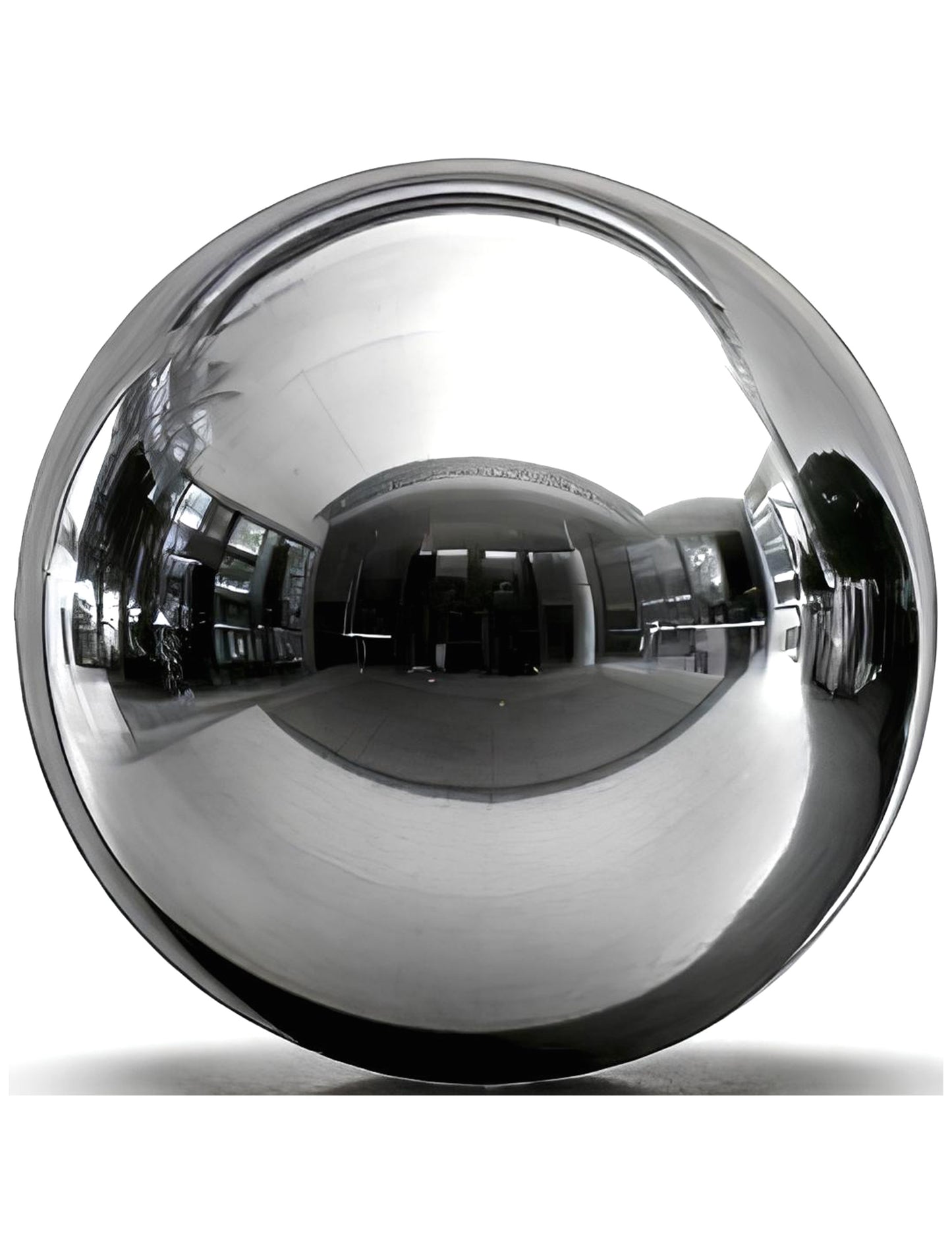 Riesen-Spiegelballon in Silber 200 cm