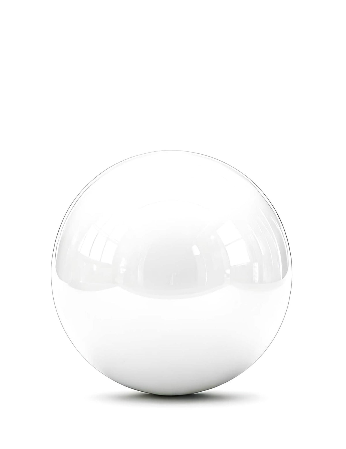 Riesiger weißer Spiegelballon - 150 cm
