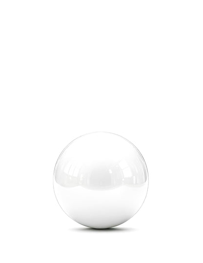 Riesiger Spiegelkugel-Ballon Weiß - 80 cm
