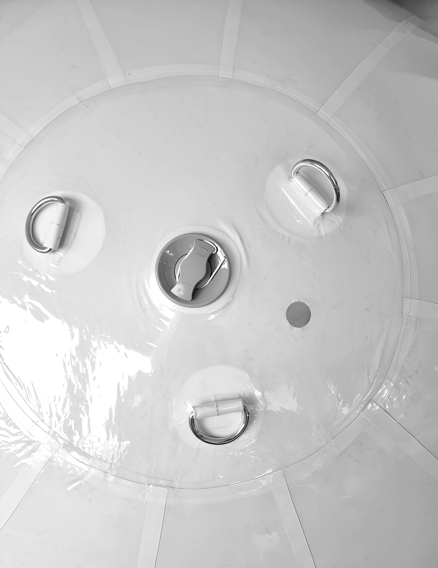 Riesiger goldener Spiegelballon 200 cm