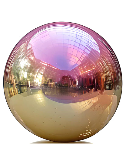 Gigantischer irisierender Spiegelballon 200 cm