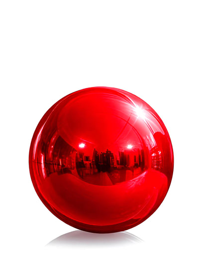 Riesiger Kugelballon mit rotem Spiegeleffekt 150 cm