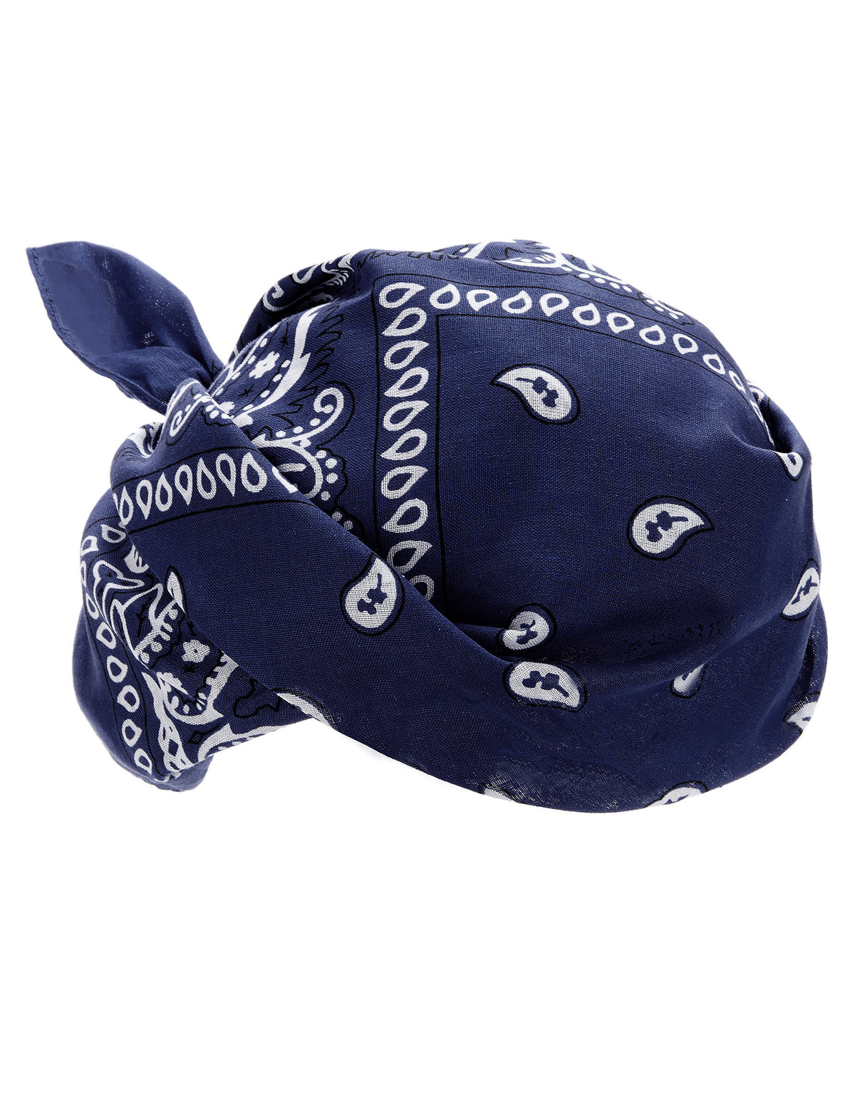 Blaues Bandana-Tuch für Cowboys oder Biker