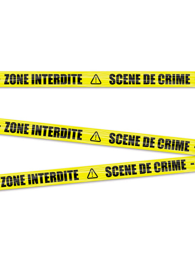 Gelbes Absperrband Tatort & Gesperrte Zone (10m)