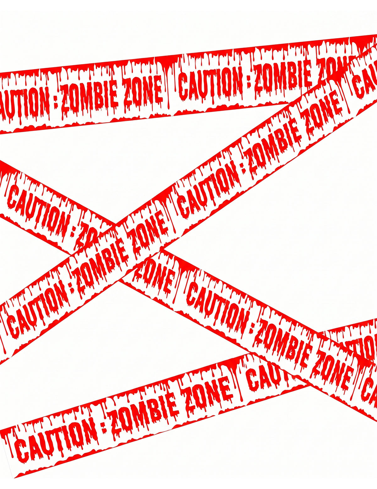 Zombie Zone Absperrband 6m