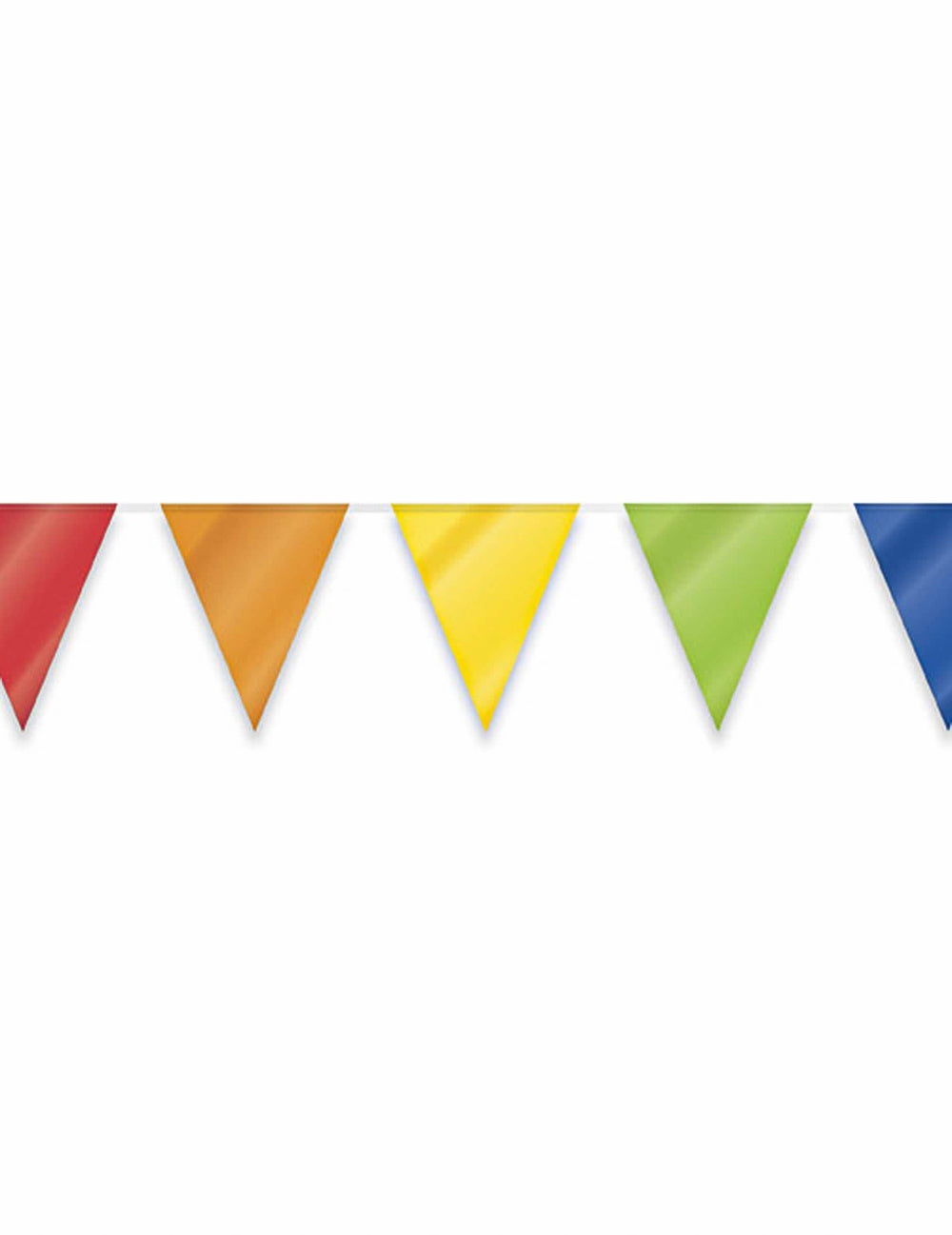 Bunt Banner zur Partydekoration mit dreieckigen Wimpeln