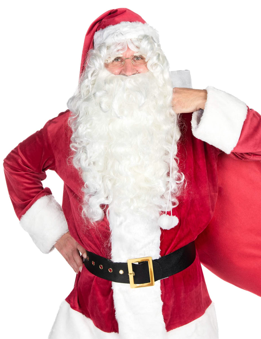 Weihnachtsmann-Bart-Aufstellung
