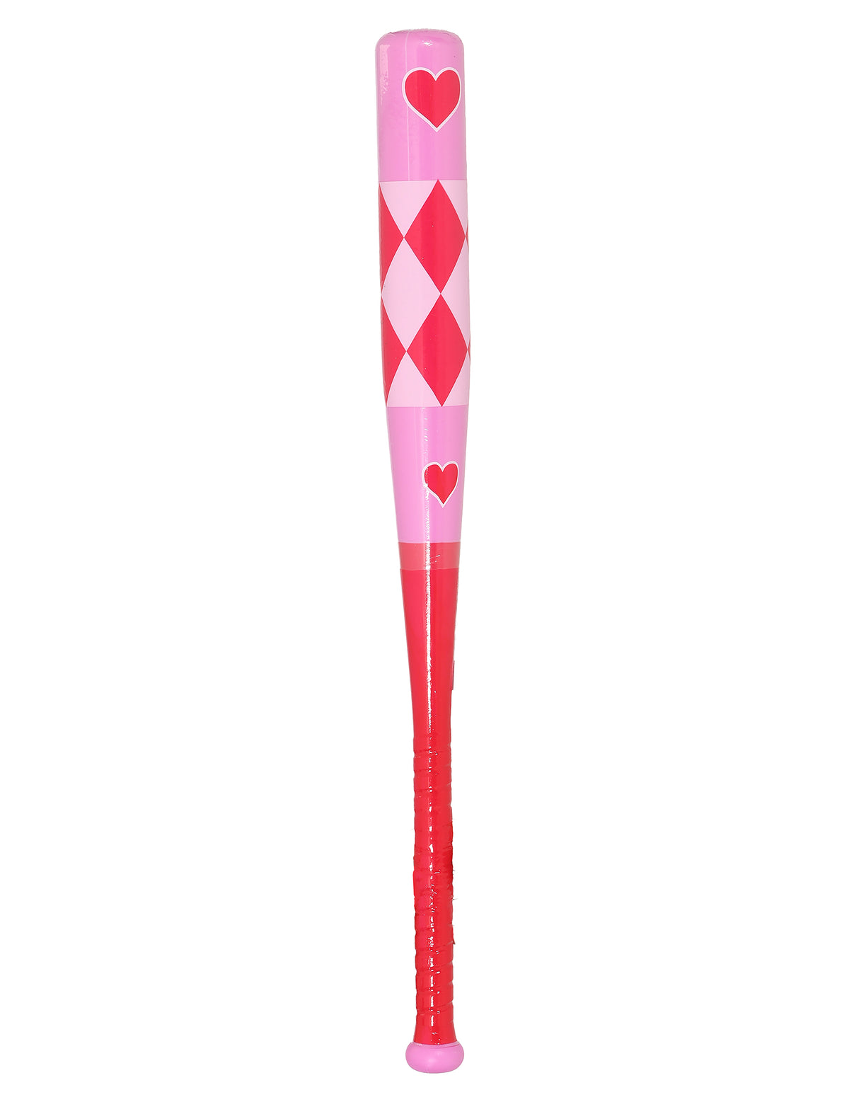 Rosa BaseballschlÃ¤ger mit Herzen (73 cm)