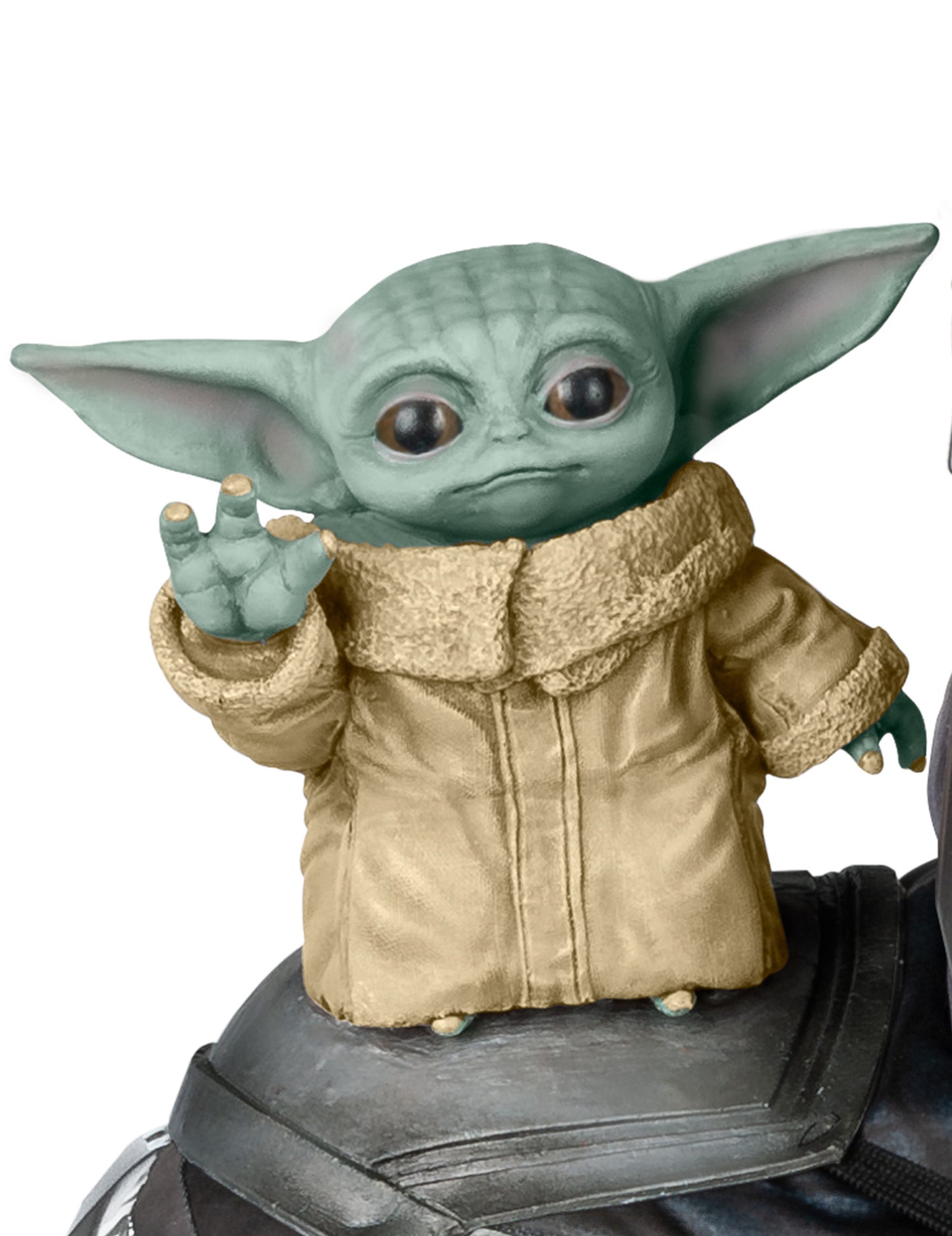 Baby Yoda™-Schulterfigur Star Wars grün-beigefarben