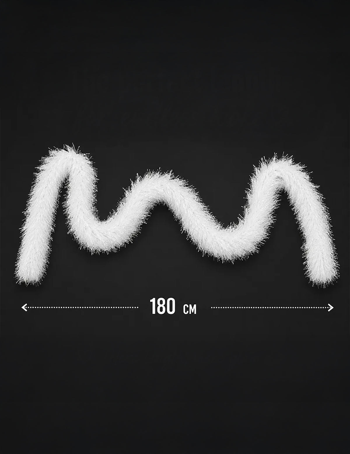 Boa poils blancs 60g