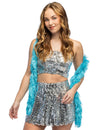 Blaue Haar-Boa 60g