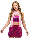 Zartrosa Kunstfell-Boa 60g
