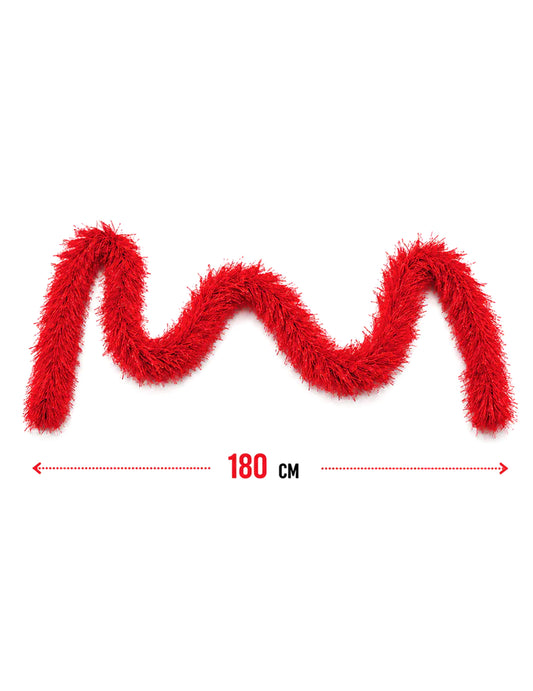 Rote Haar-Boa 60g Accessoire