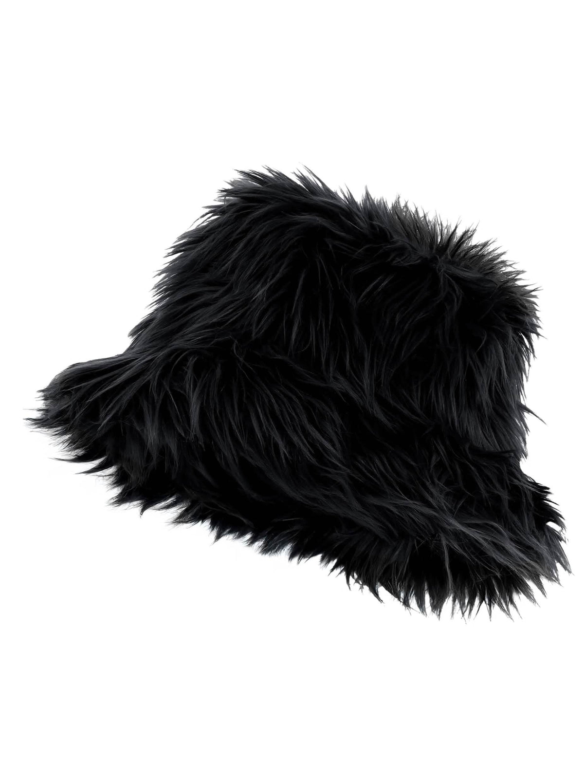 Vue de profil du bob en poils pour adulte