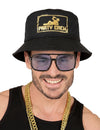 Bob party crew pour adulte noir avec logo doré