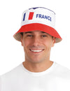 Bob supporter France pour adulte bleu blanc rouge avec inscription France