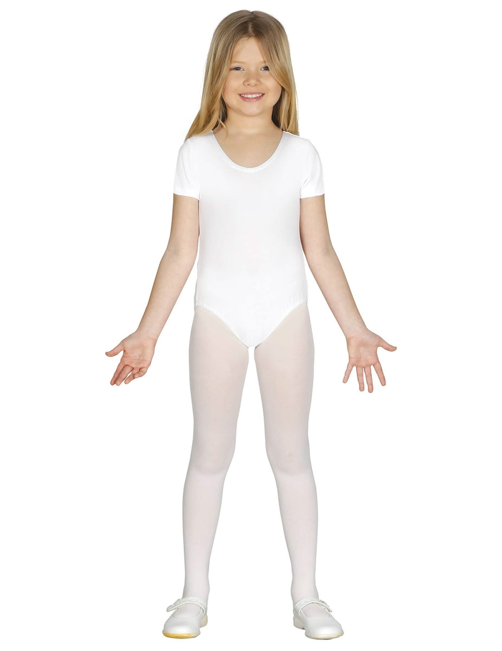 Body mit kurzen Ärmeln für Kinder Weiß