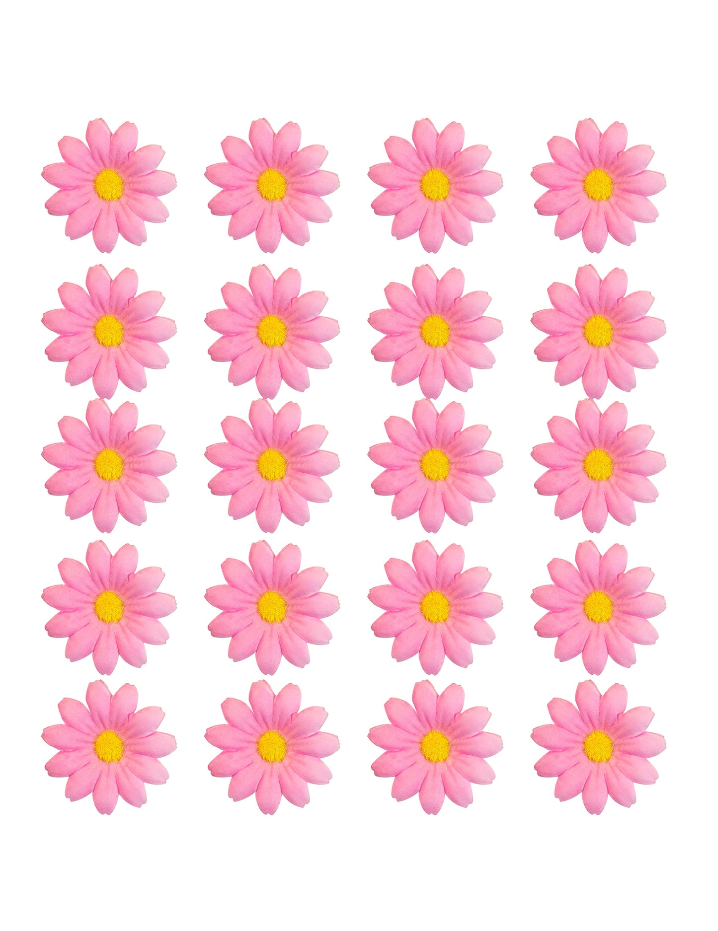 Box mit 20 hellrosa Margeritenblüten