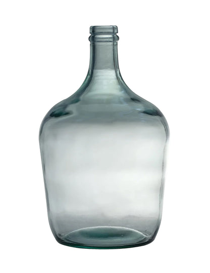 Dame Jeanne Ballonflasche 4 L 18 x 30 cm aus blauem Glas