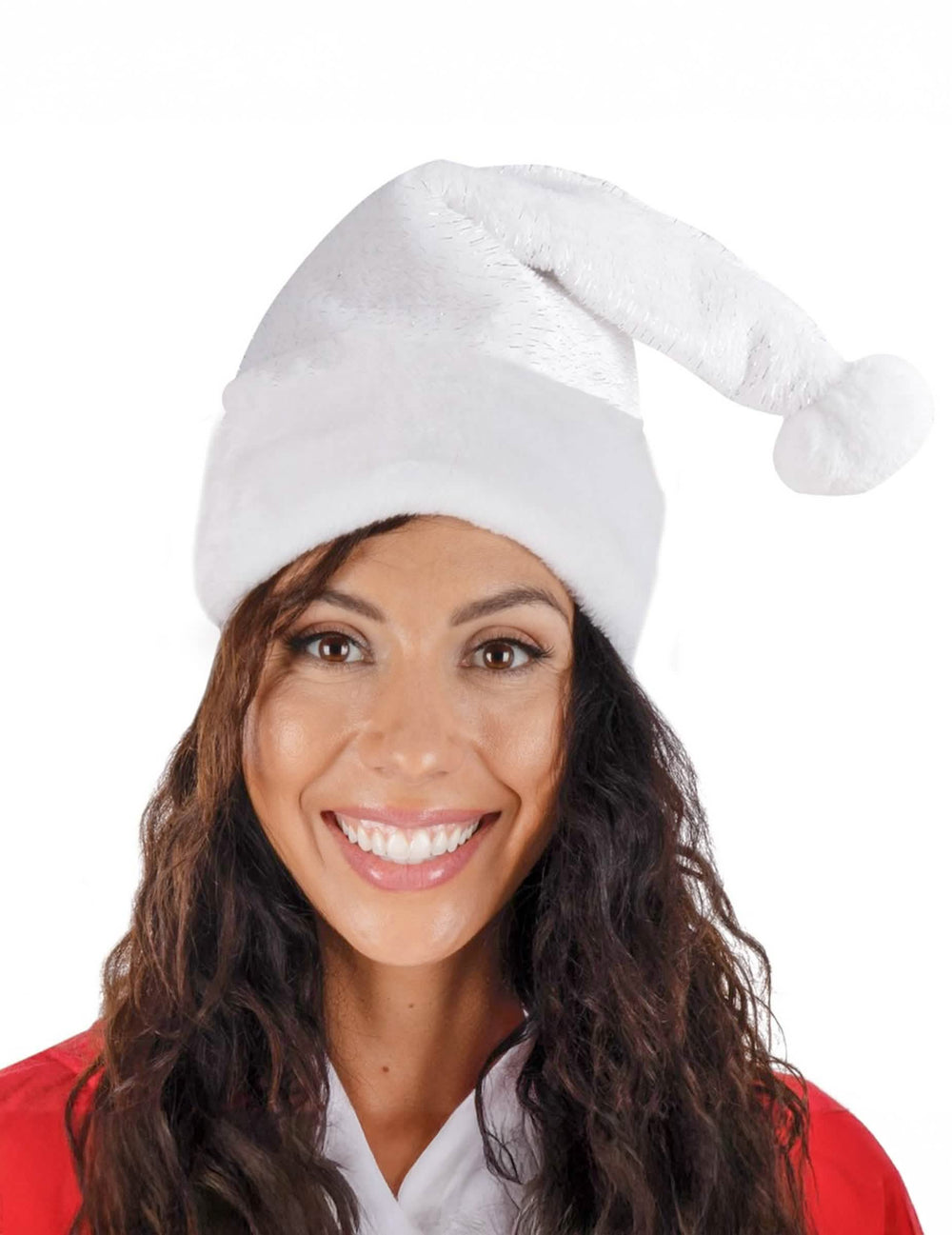 Vue de face du bonnet de Père Noël