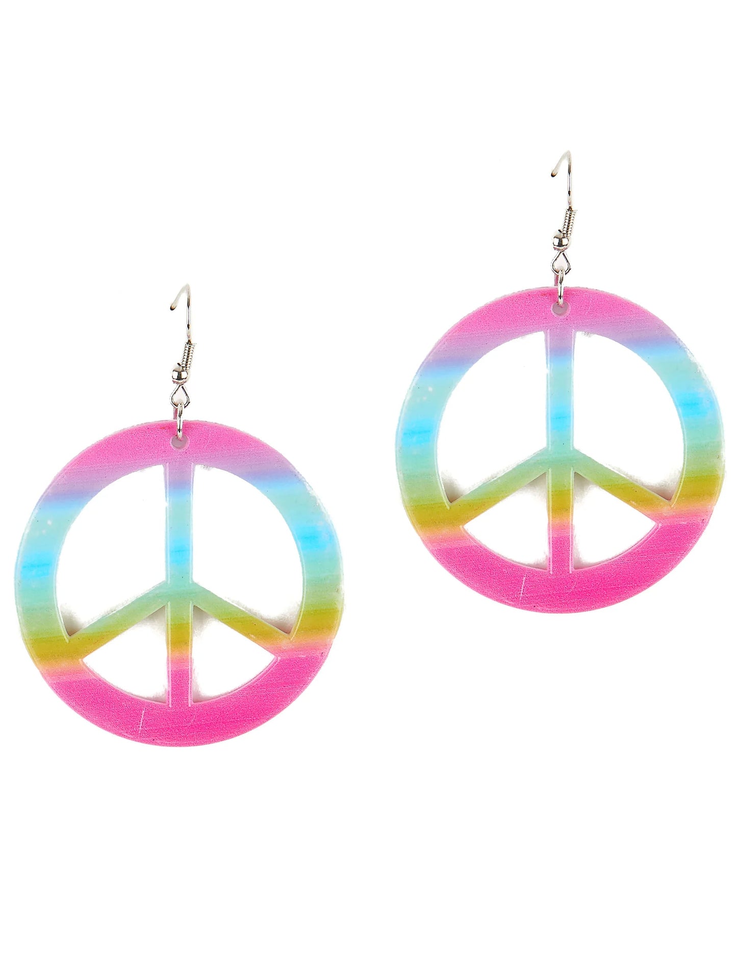 Peace Hippie-Ohrringe für Erwachsene