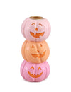 Summerween-Kerzenhalter mit 3 KÃ¼rbissen aus Polyresin 13 cm