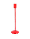 Roter Glas-Kerzenhalter Elegance 30 cm