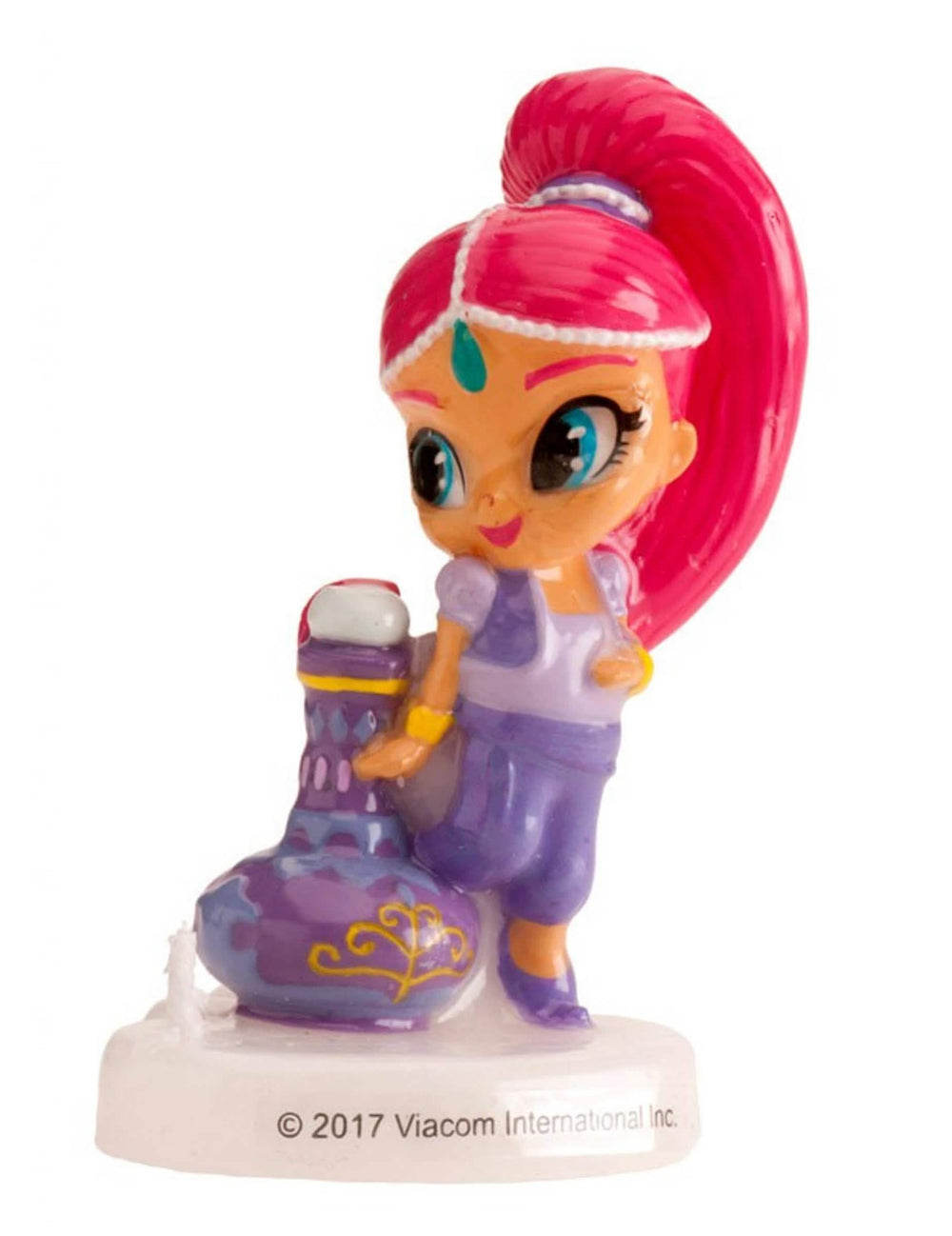 Frontansicht der Figur der Geburtstagskerze Shimmer