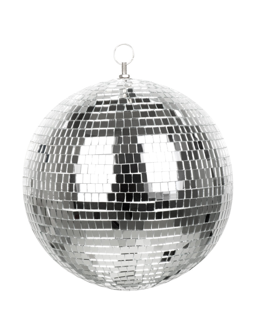 Diskokugel silber 30 cm