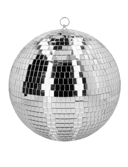 Boule à facettes géante argent - XXL 50 cm